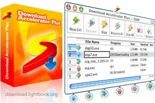برنامج التحميل Download Accelerator Plus للكمبيوتر مجانا
