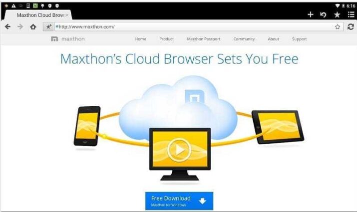 متصفح ماكس ثون كلود Maxthon Cloud Browser 2023 مجانا