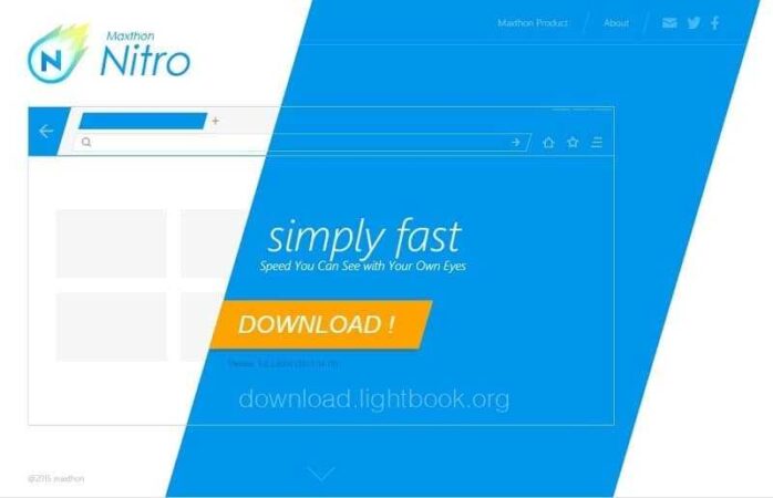 Download Faster Browser Maxthon Nitro 2024 Latest Free