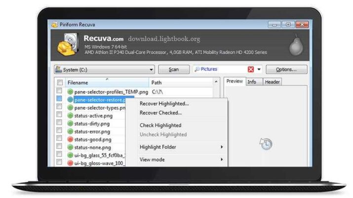 Recuva Free Download 2023 to Recover Photo and Deleted File