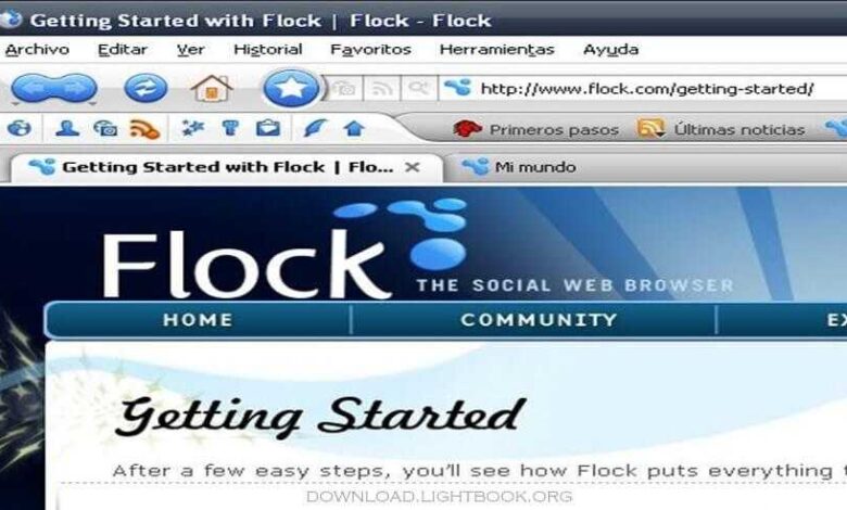 متصفح فلوك 2024 Flock Browser للكمبيوتر والموبايل مجانا