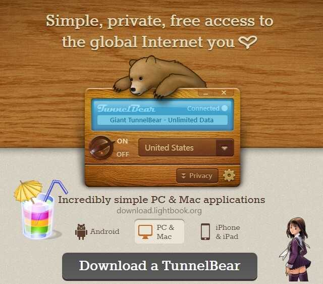 Télécharger TunnelBear VPN 2024 Pour Ouvrir Le Site Bloqué