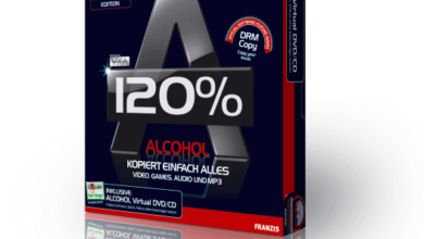 الكحول Alcohol 120% احدث اصدار لحرق الأسطوانات مجانا