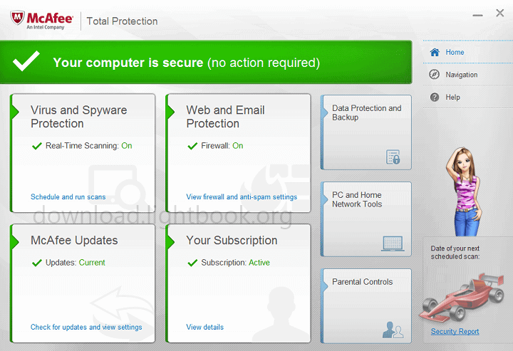 McAfee Total Protection Free مكافح الفيروسات اخر اصدار مجانا