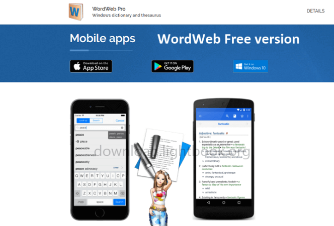 قاموس وورد ويب 2024 WordWeb تحميل للكمبيوتر والموبايل مجانا