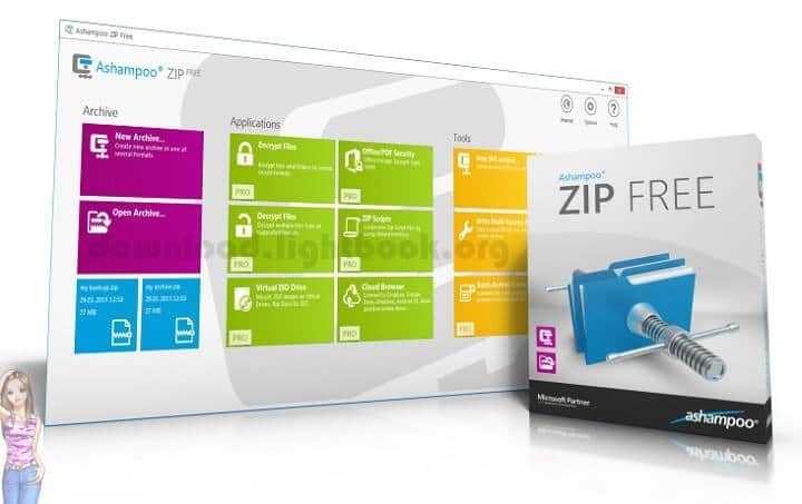 Ashampoo ZIP FREE 2024 Download for Windows 32/64-bit