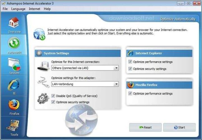 Descargar Ashampoo Internet Accelerator en Windows Gratis