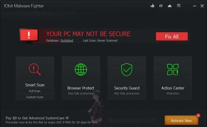 IObit Malware Fighter 2024 Free Download The Best for You