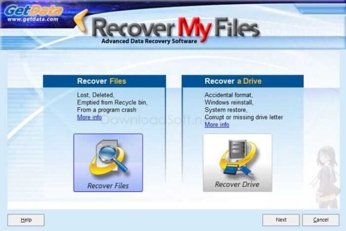 Recover My Files برنامج لاستعادة الملفات المحذوفة مجانا