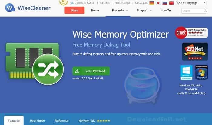 Wise Memory Optimizer Télécharger Gratuit 2024 pour Windows