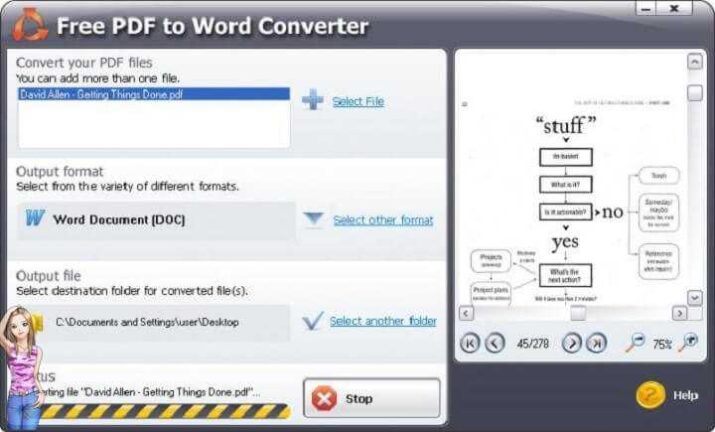 تحميل Free PDF To Word Converter تحويل ملفات PDF الى وورد