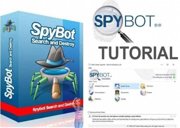Spybot – Search and Destroy مكافح برامج التجسس مجانا