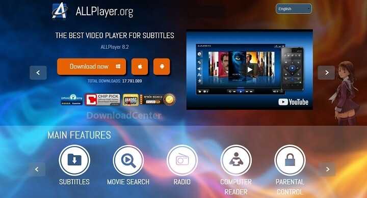 Descargar ALLPlayer 2024 Multimedia para PC, Mac y Android