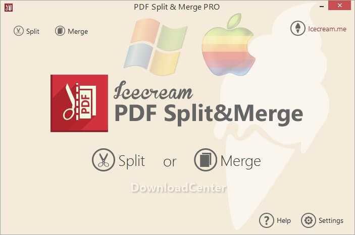 Télécharger Icecream PDF Split & Merge Pour Windows et Mac