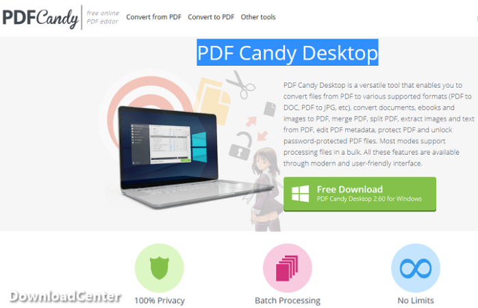 تحميل PDF Candy Desktop برنامج لتحويل ملفات PDF مجانا