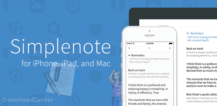 Simplenote Take Notes Download 2023 for PC Windows and Mac