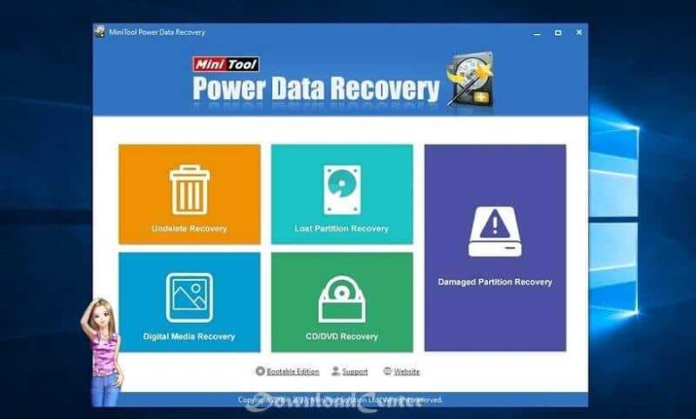 MiniTool Power Data Recovery Descargar Gratis para Windows
