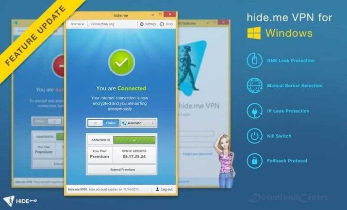 Hide.me VPN Free Download 2023 for Windows, Mac and Linux