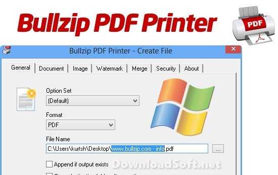 تحميل BullZip PDF Printer برنامج لكتابة مستندات PDF مجانا