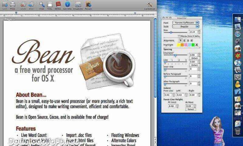 Bean Descargar Gratis 2024 para Mac OS X 10.14