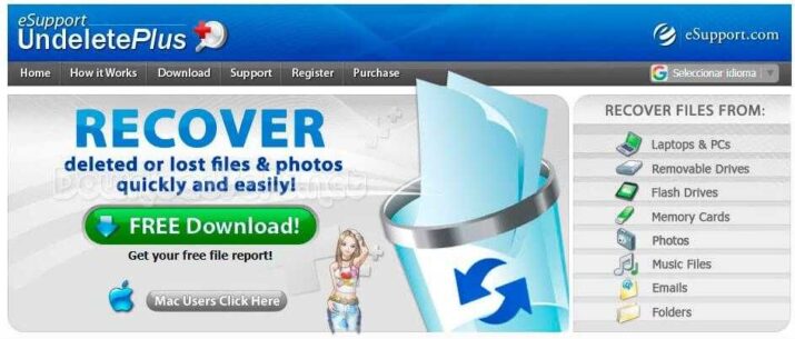 eSupport UndeletePlus Free Recover Deleted Files 2023