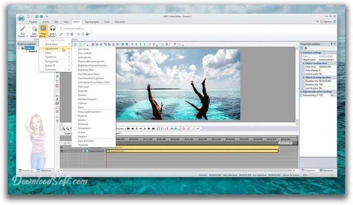 تحميل VSDC Free Video Editor لتحرير ملفات الفيديو والصوت