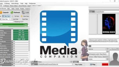 Media Companion برنامج لإدارة وتوفير معلومات أفلامك مجانا