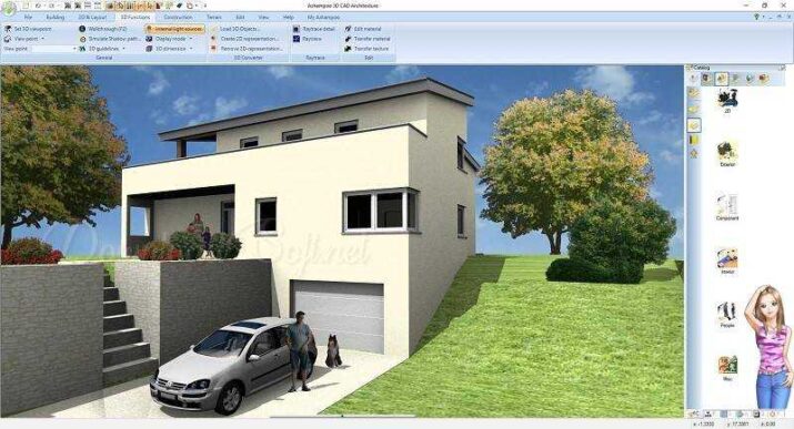 3D CAD Architecture 7 تحميل برنامج الرسم الهندسي مجانا
