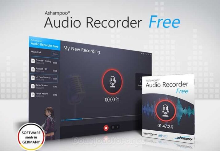 تحميل Ashampoo Audio Recorder Free برنامج التسجيل 2024 مجانا