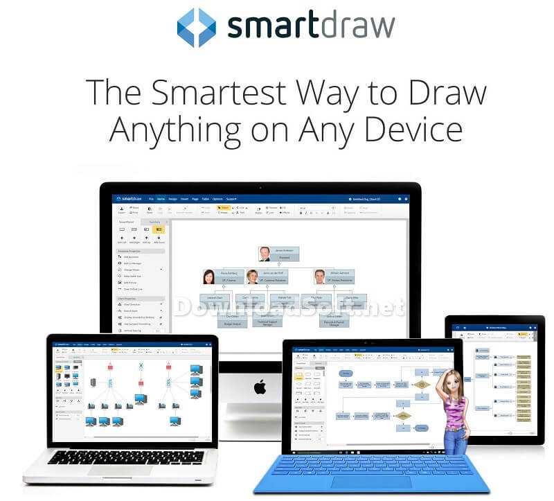 تحميل SmartDraw برنامج إنشاء رسوم بيانية احترافية 2024 مجانا