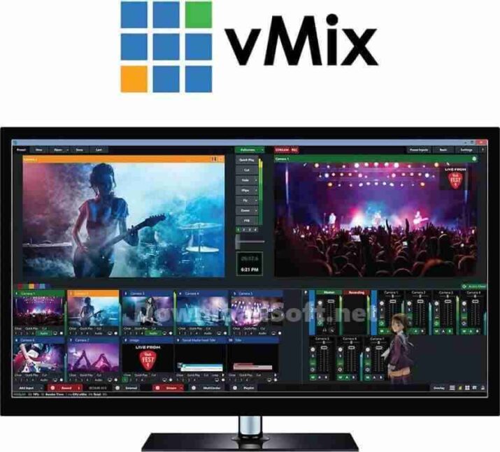 تحميل vMix برنامج مونتاج فيديو بث مباشر 2024 لويندوز وماك