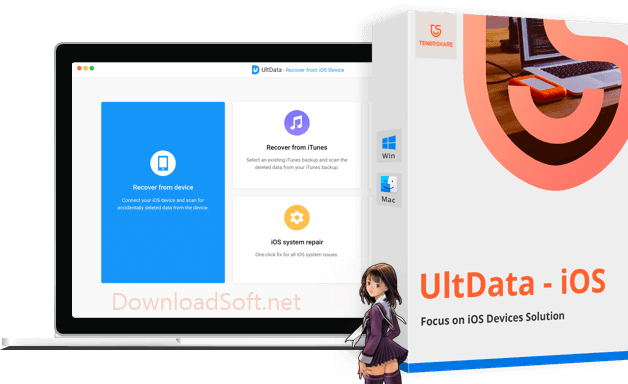 Tenorshare UltData iPhone Data Recovery 2023 Software Free