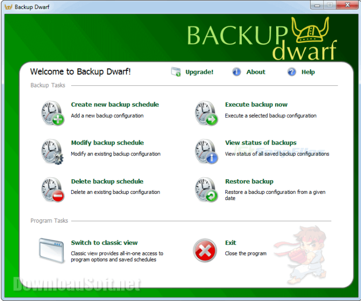 Backup Dwarf Descargar Gratis 2024 para Windows 32, 64-bit