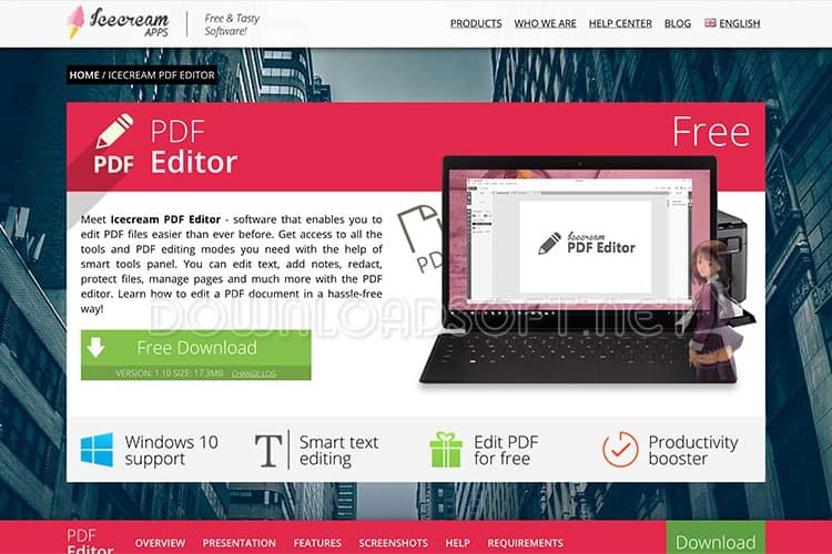 Download IceCream PDF Editor 2023 Free for Windows PC