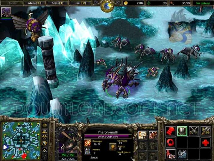 Warcraft III: The Frozen Throne تحميل مجاني أفضل لعبة
