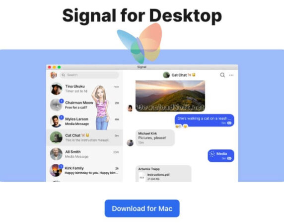 Signal Desktop Messenger Descargar 2023 para Windows y Mac