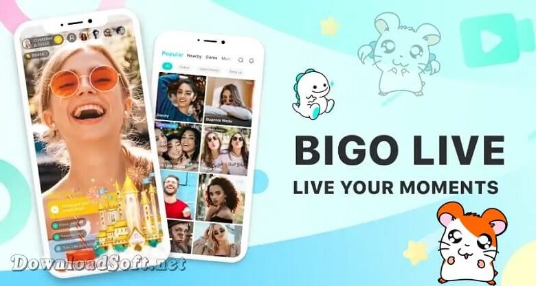 BIGO LIVE تطبيق البث المباشر والشبكات الاجتماعية مجانا