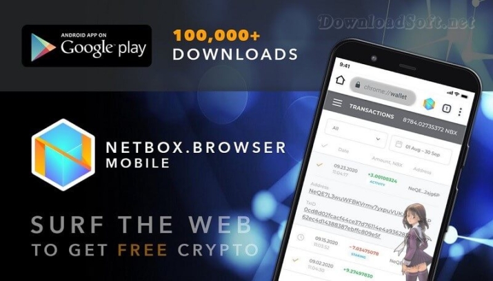 تحميل Netbox Browser متصفح مجاني 2023 يدعم شبكة Blockchain
