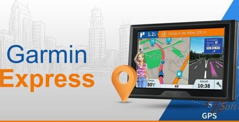 Garmin Express برنامج لتحديث وتنزيل اخر الخرائط مجانا