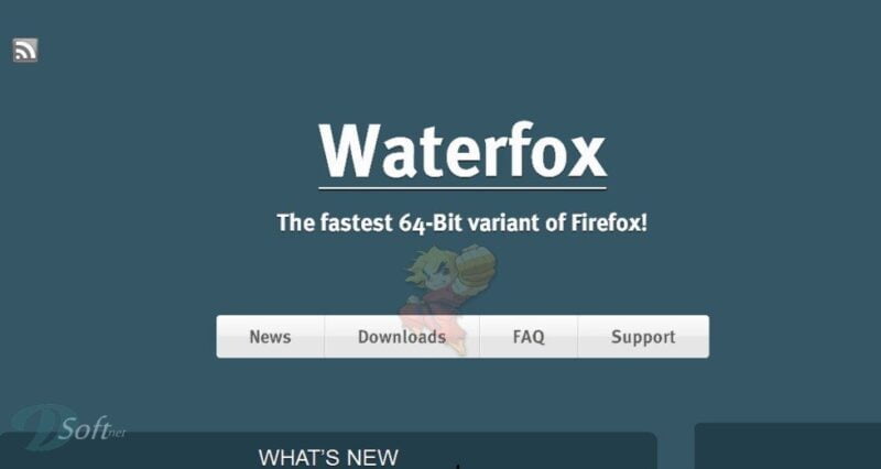 تحميل Waterfox متصفح مجاني خالي 100٪ من التتبع والمراقبة