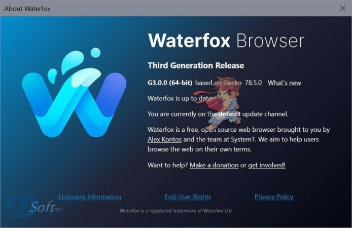 Waterfox Télécharger Gratuit 2023 pour Windows, Mac et Linux