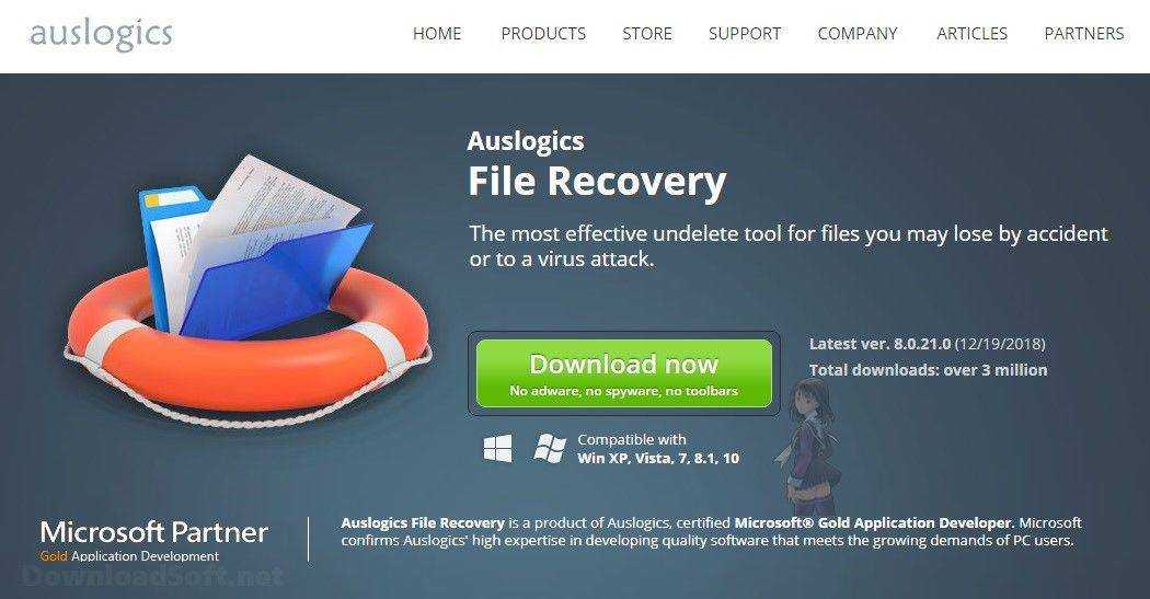 Auslogics Télécharger Gratuit - File Recovery pour Windows