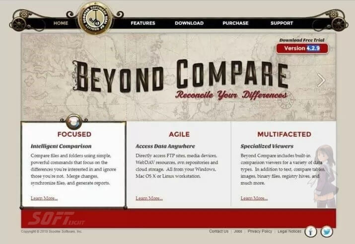 Beyond Compare برنامج لمزامنة وضغط الملفات مجانا