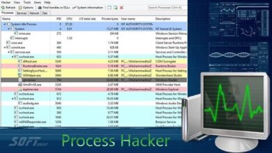 تحميل Process Hacker لمراقبة موارد النظام وتصحيح البرمجيات