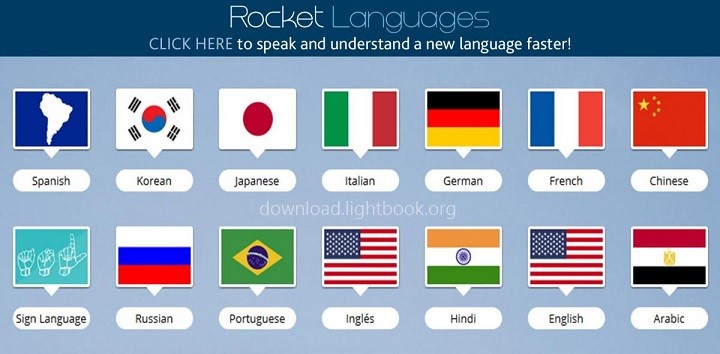 روكيت Rocket Languages برنامج لتعلم اللغات للكمبيوتر مجانا