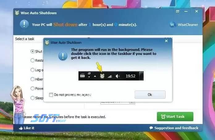 Wise Auto Shutdown Télécharger Gratuit pour Windows