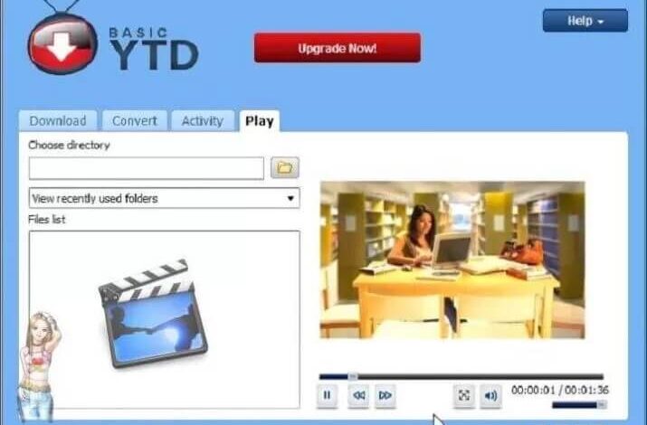 YTD Video Downloader برنامج لتحميل الفيديوهات مجانا