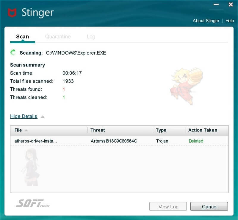 تحميل برنامج McAfee Stinger نسخة محمولة Portable 2024 مجانا