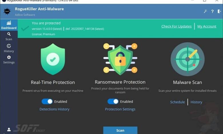 تحميل RogueKiller AntiMalware مكافح الفيروسات 2023 مجانا