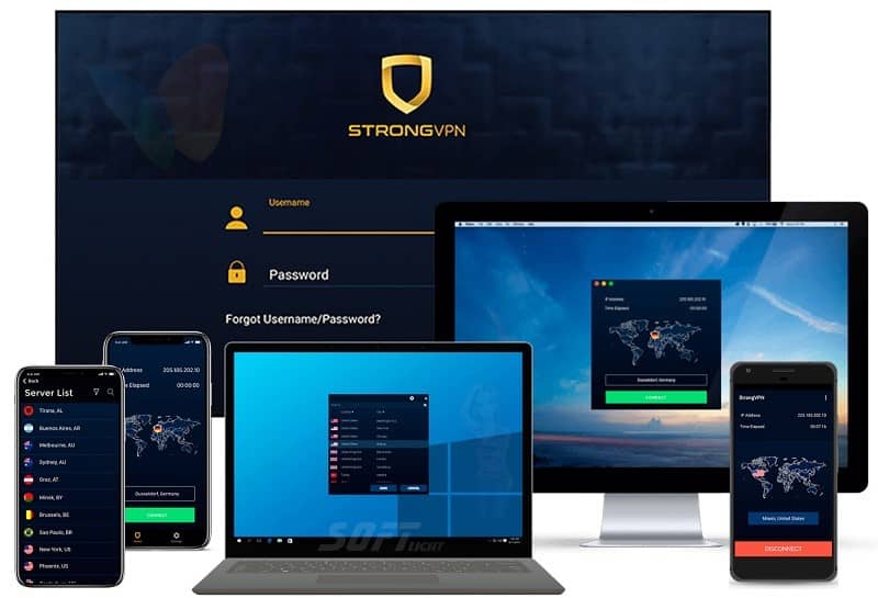 تحميل StrongVPN خدمة VPN آمنة وسريعة 2024 مجانا